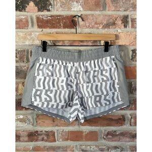 Adidas Grey White Running Shorts, M